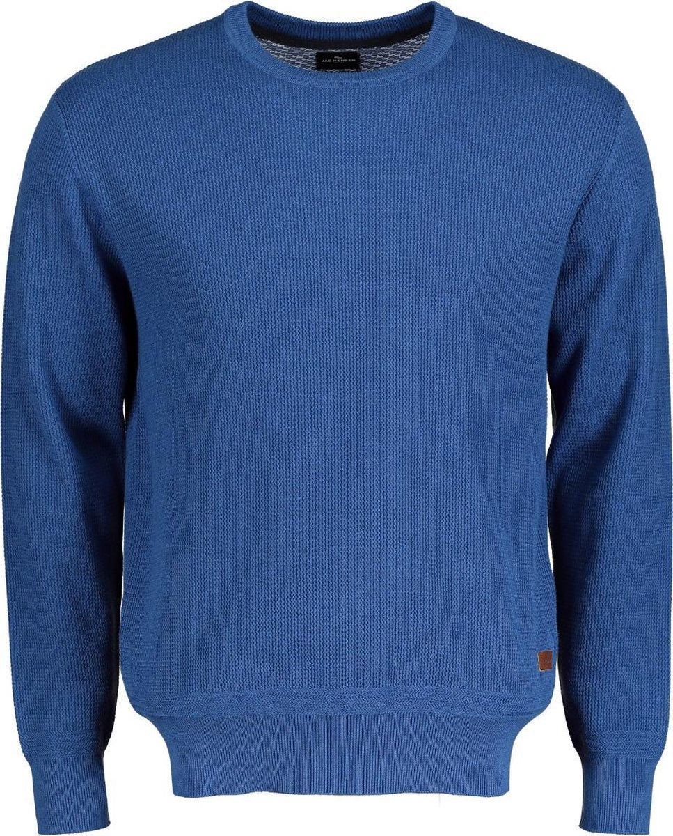Jac Hensen Pullover - Modern Fit - Blauw - 5XL Grote Maten