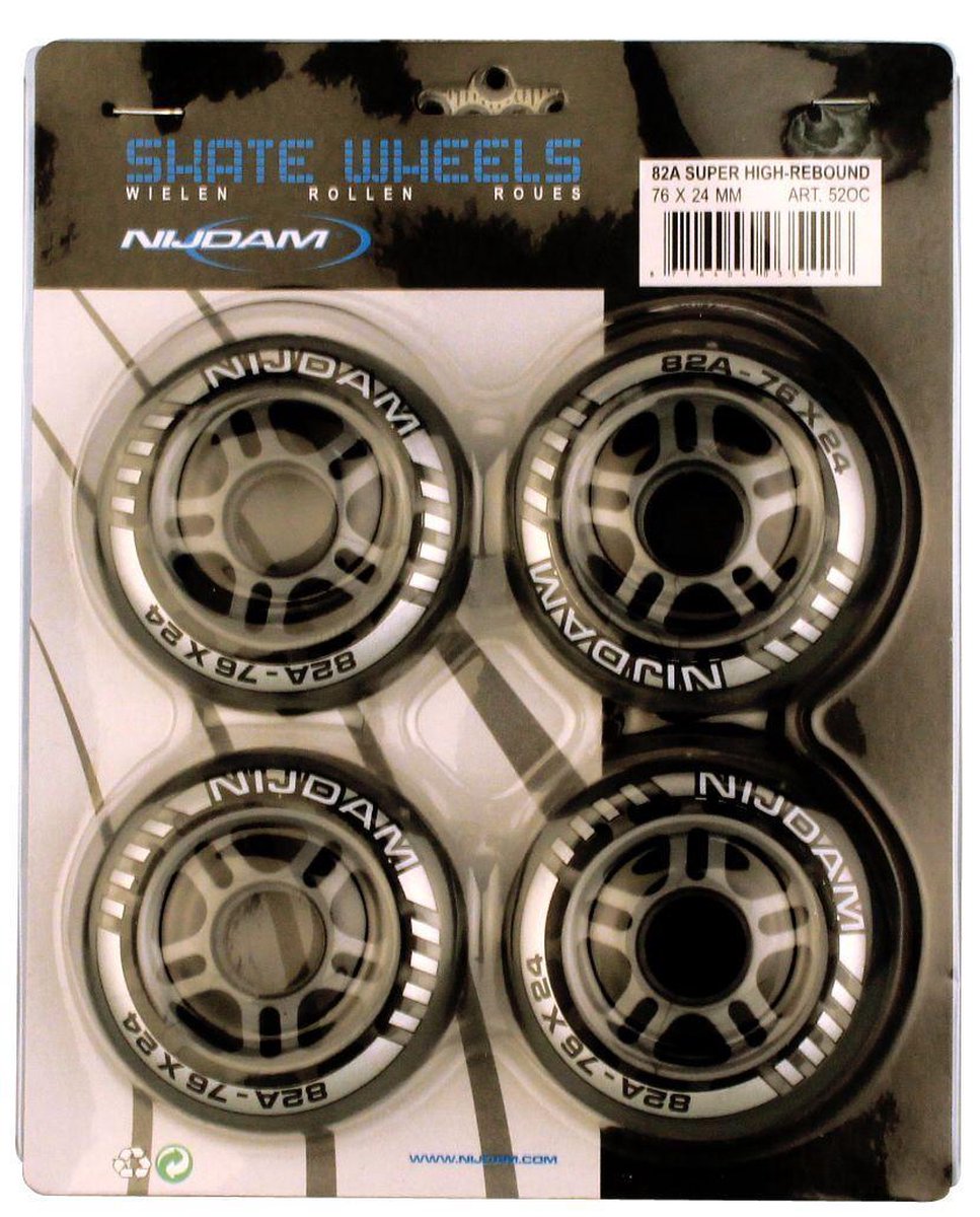 Spaakwielen voor Inlineskates 34-37