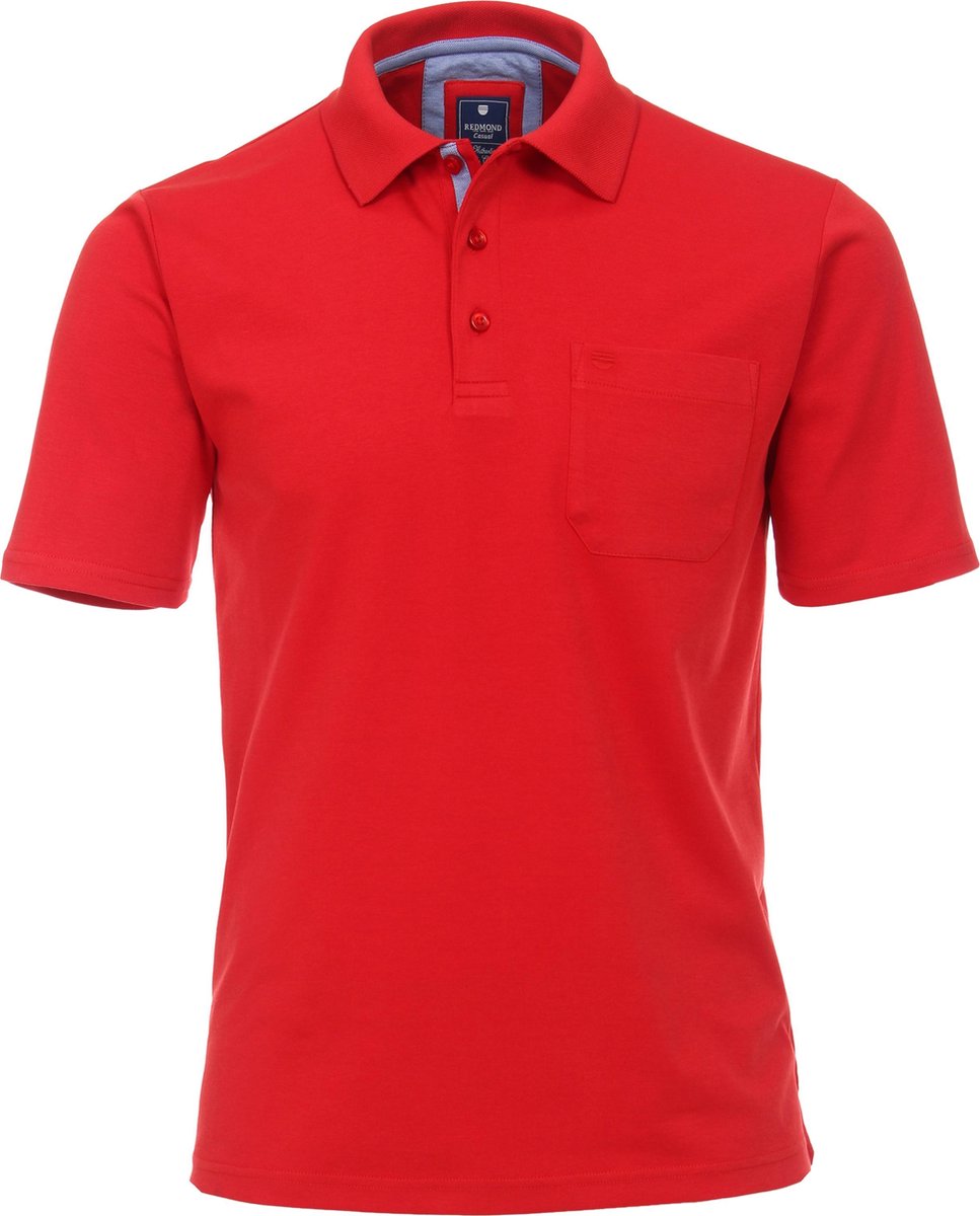 Redmond regular fit poloshirt - rood -  Maat: 6XL