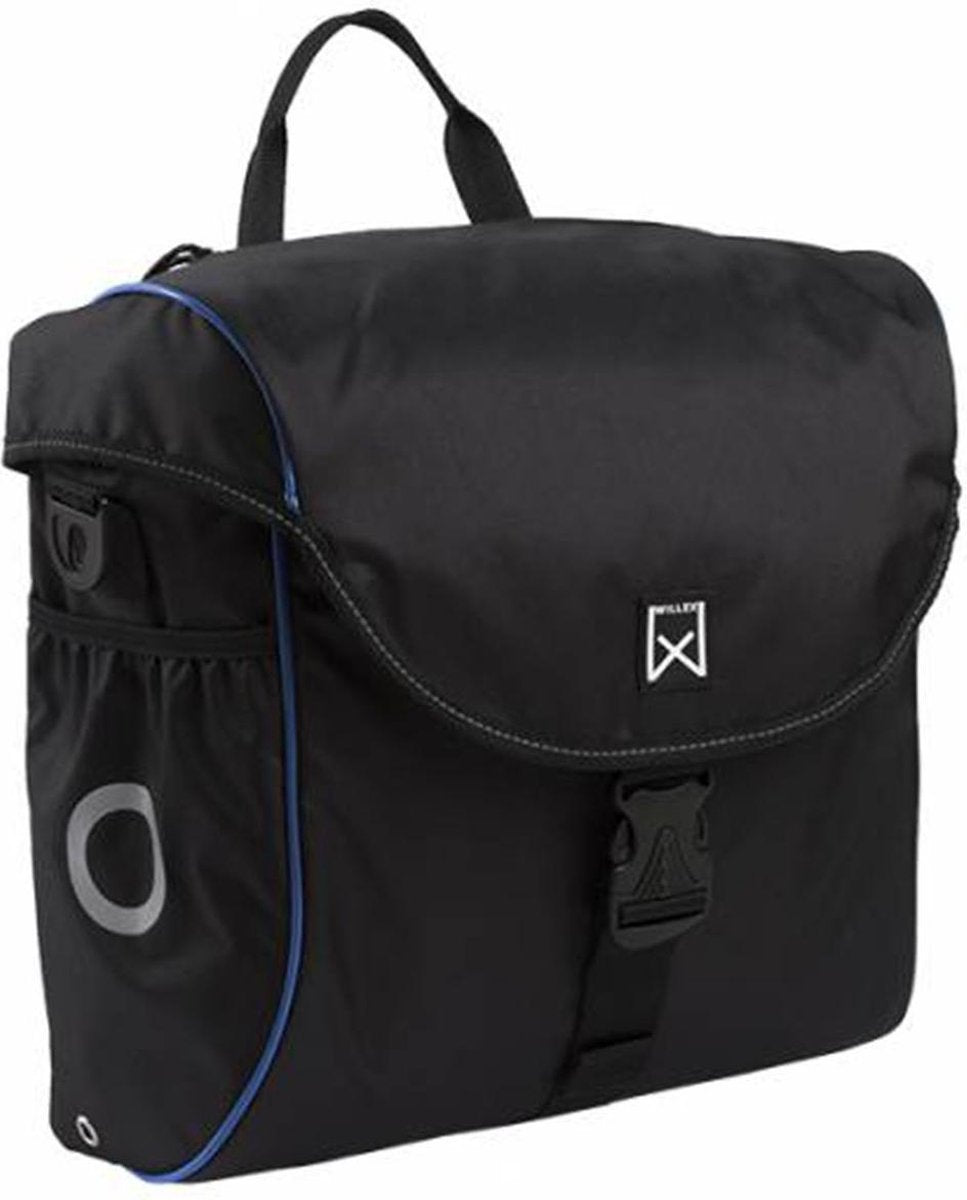 Willex Pakaftas 300 serie - Enkele Fietstas - 19 l - Zwart/Blauw