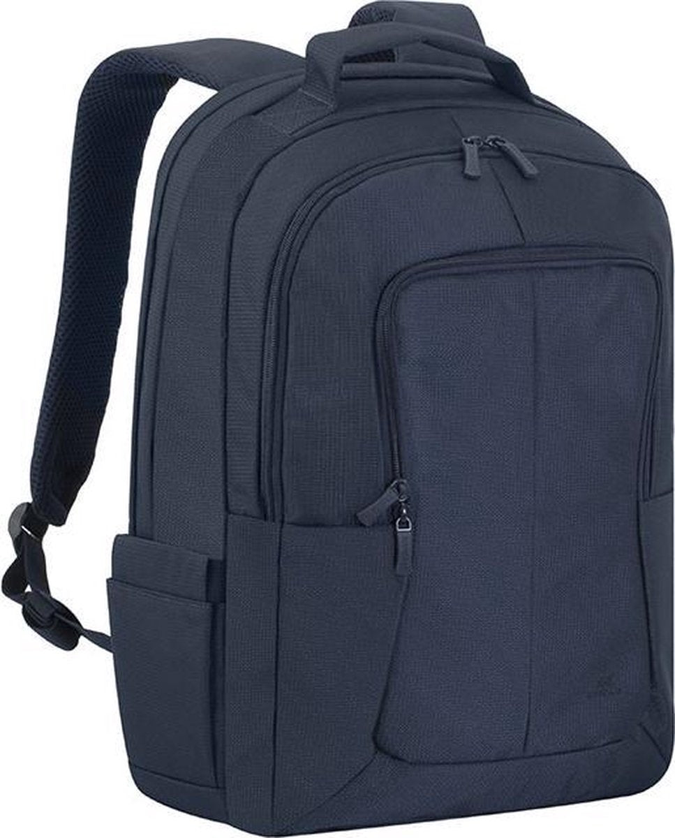 RivaCase 8460 - Bulker - Laptop Rugzak - 17.3 Inch - Extra vak voor 10.1 Inch tablet - Donkerblauw