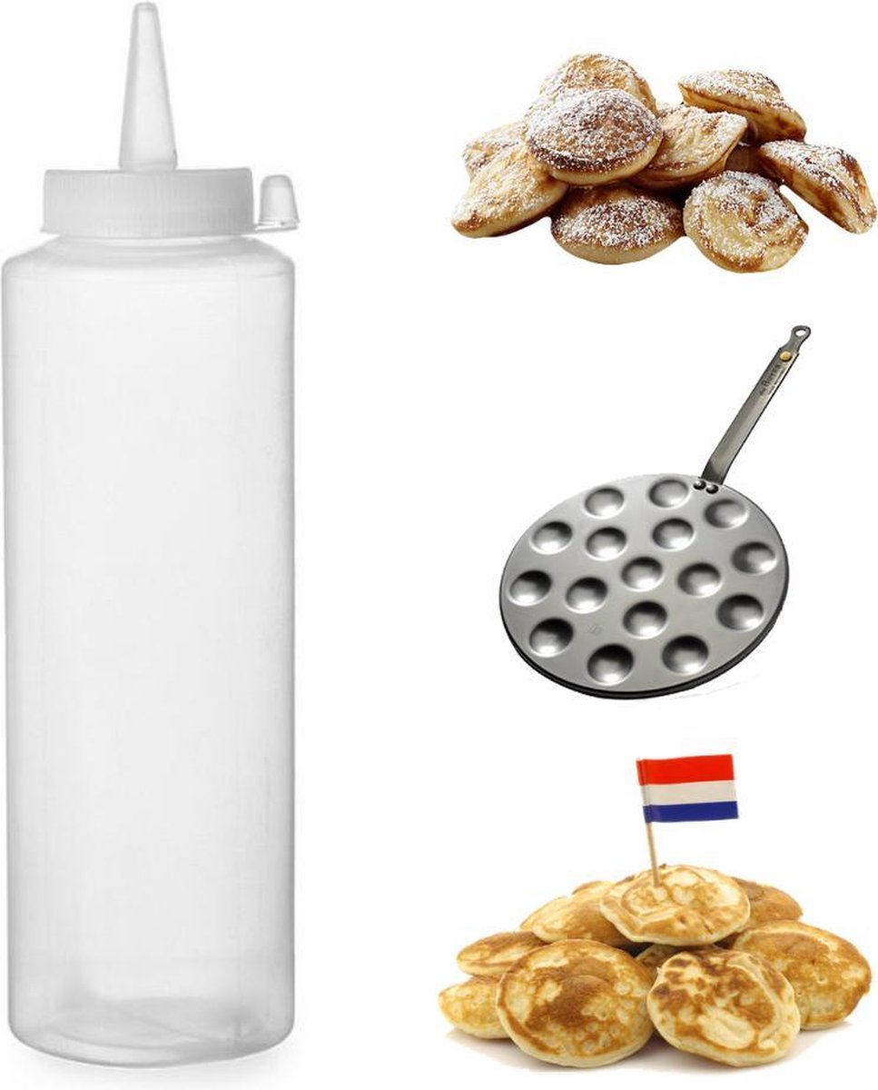 DirectSupply Beslagspuit poffertjes - Doseerfles poffertjes