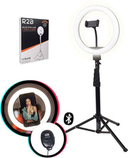 R2B Ringlamp met Statief smartphone en Telefoonhouder - Ringlight met statief - 10 Inch