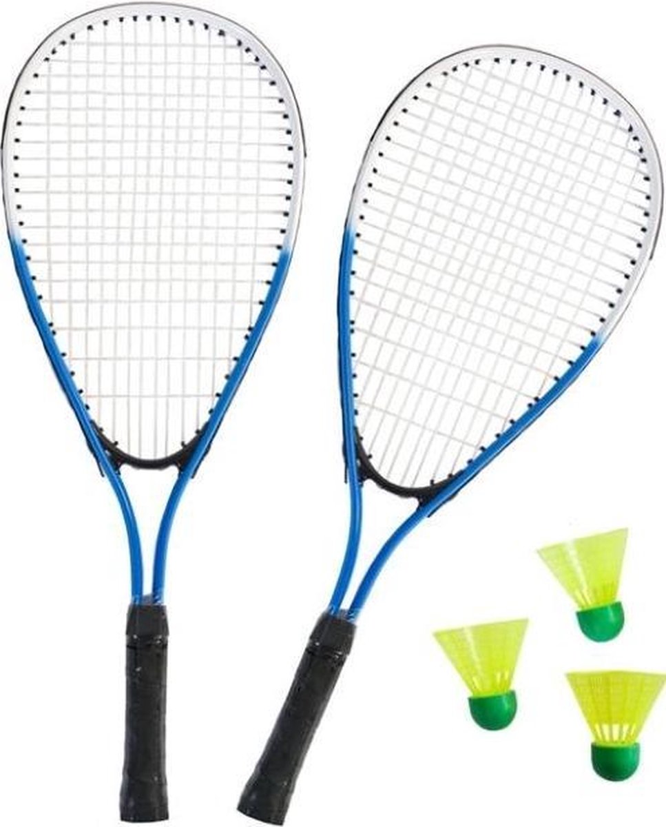 SportX Power Badminton Set Blauw