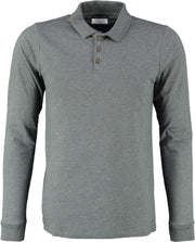 Dstrezzed grijze texture polo - valt kleiner - Maat M