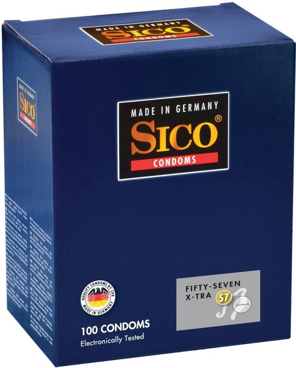 SICO Condooms Fifty-seven xtra Transparant