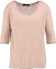 Supertrash dunnere polyester trui 3/4 mouw bohemian nude - Maat XL