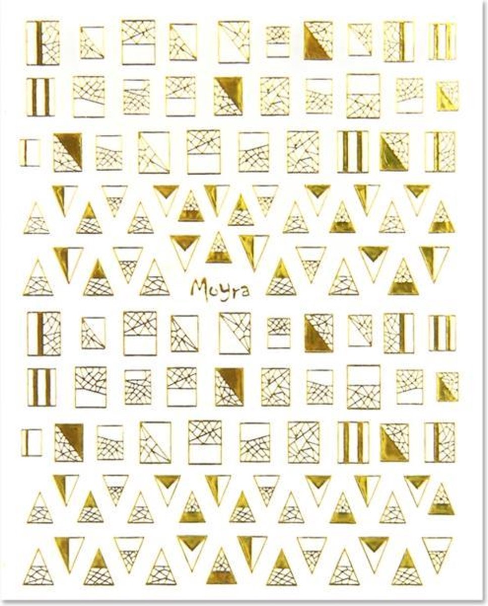 Moyra Matrica sticker No.04 GOUD