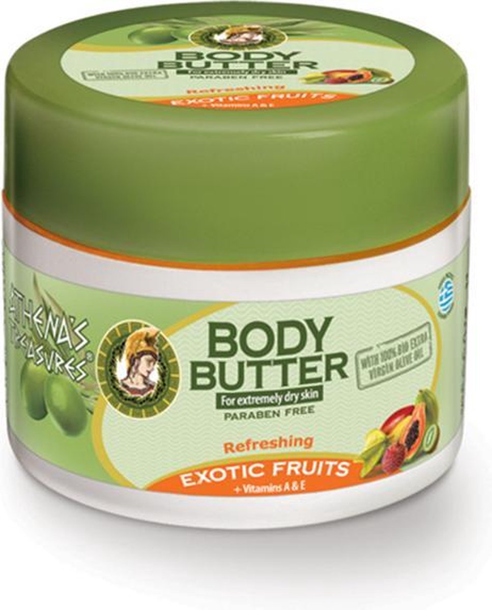 Pharmaid Atehenas Treasures Natural moisturizer Body Butter Exotic Fruits | Eco Skincare 200ml