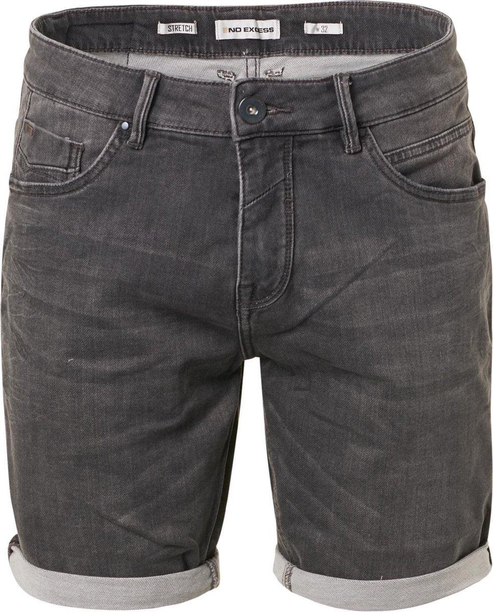 No Excess Short Jog Stretch Grijs Denim (118190331SN - 224)