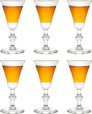 Libbey borrelglas Georgian Sherry - 60 ml / 6 cl - 6 stuks - sherryglas - portglas - op voet - uniek glas - vaatwasserbestendig - hoge kwaliteit