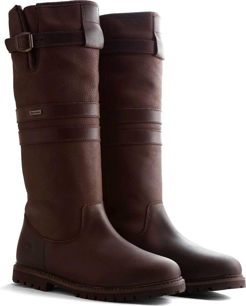 Travelin Dale Outdoorlaarzen Vrouwen - Donkerbruin - Maat 41