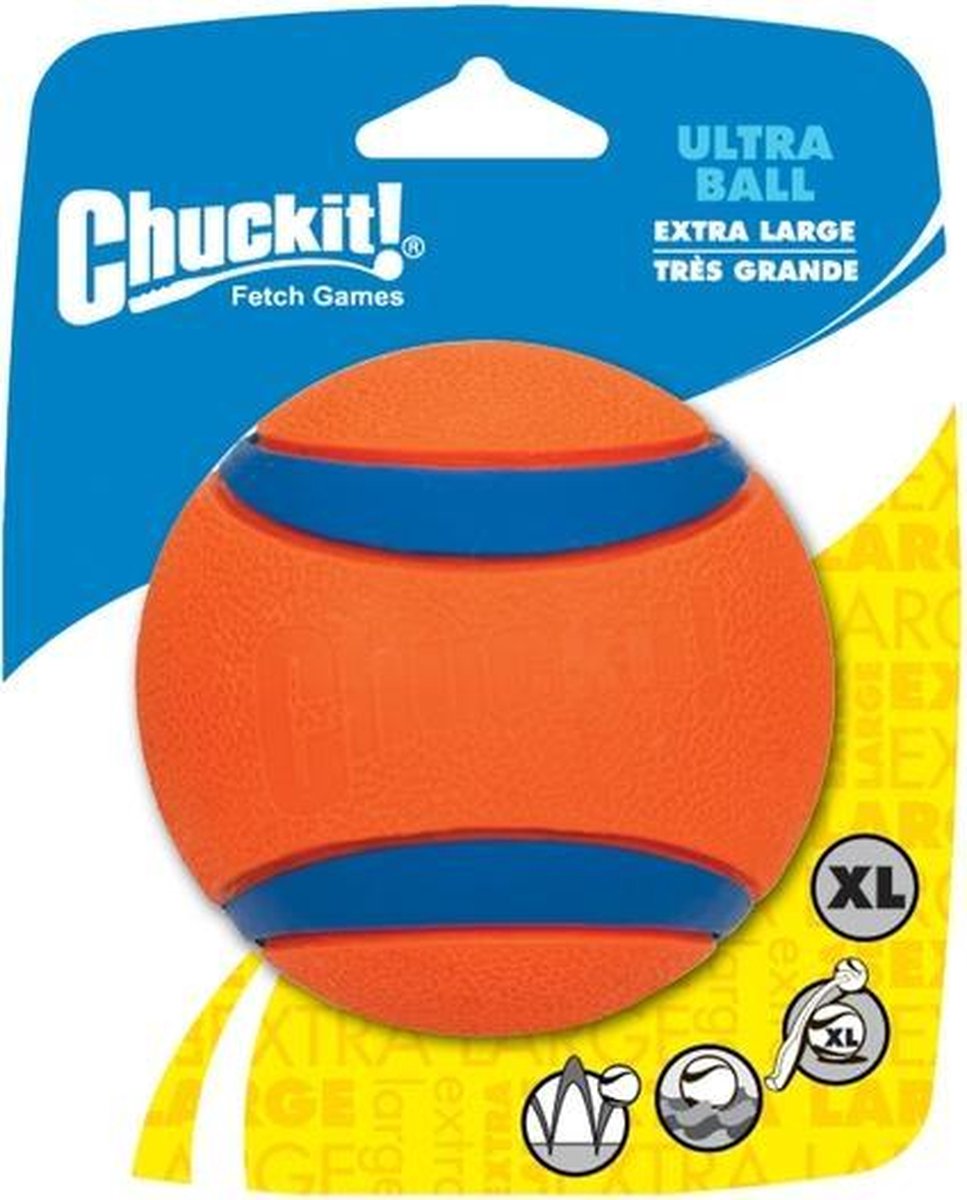 Chuckit - Ultra speelbal voor honden - Hondenspeeltje - Kauwbestendig XL