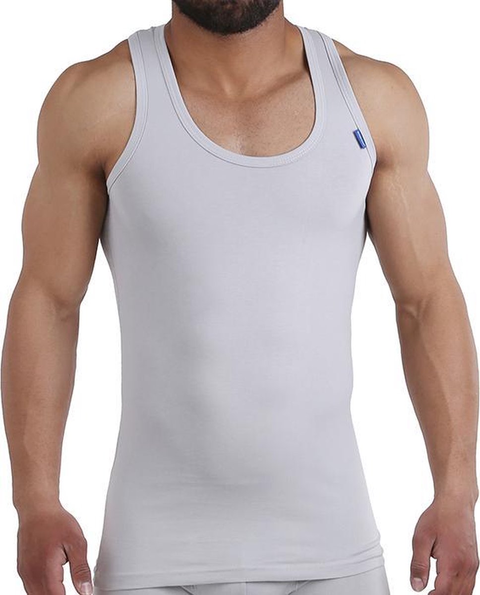 Embrator 2-pack mannen Tank-Top licht grijs maat 4XL