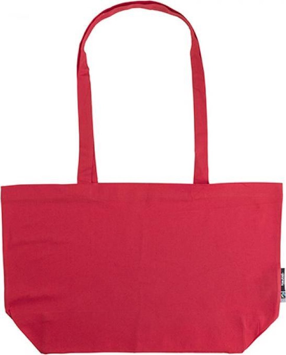 Shopping Bag with Gusset (Rood)
