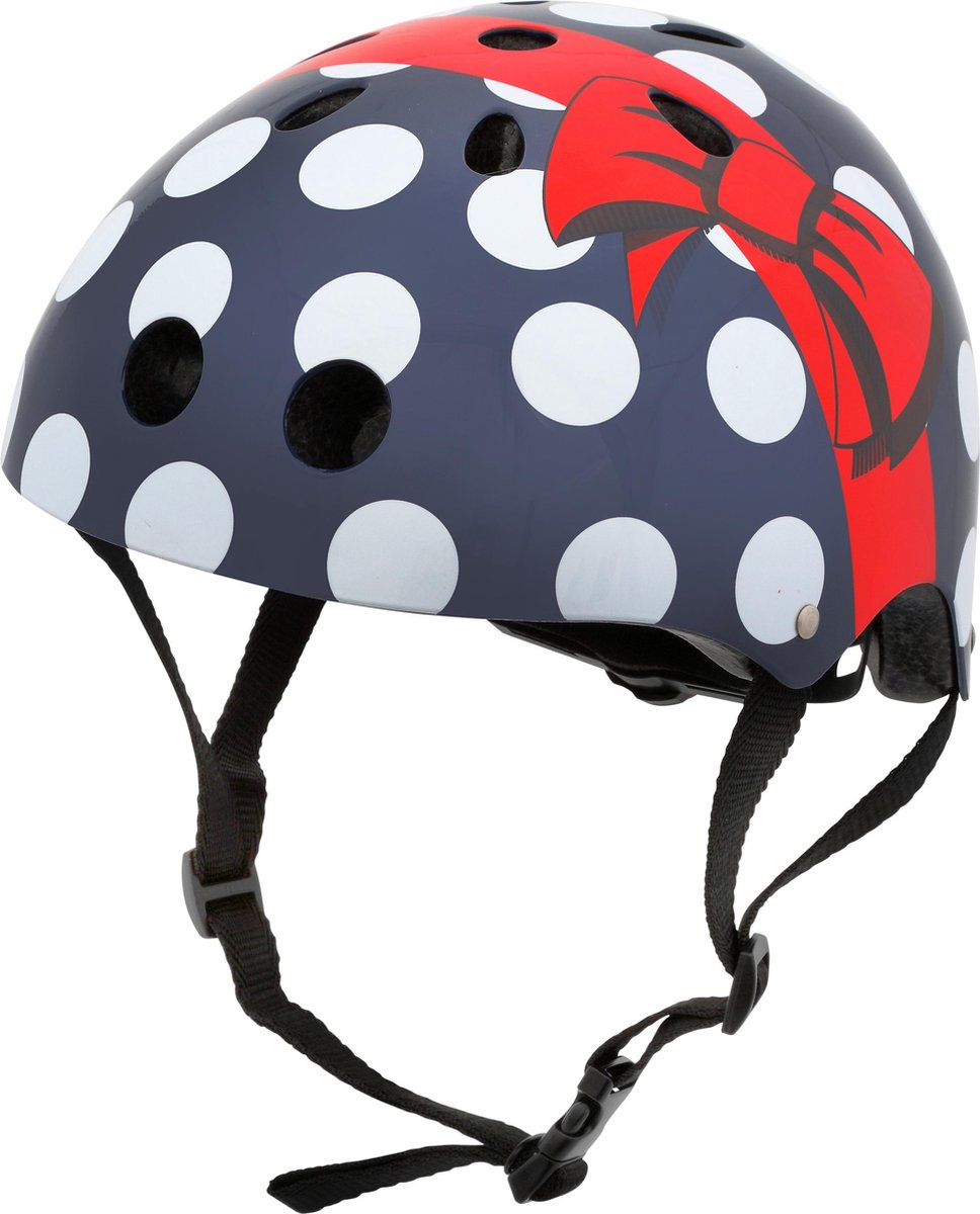 Mini Hornit Lids Fietshelm voor Kinderen - Polka Dot (M)