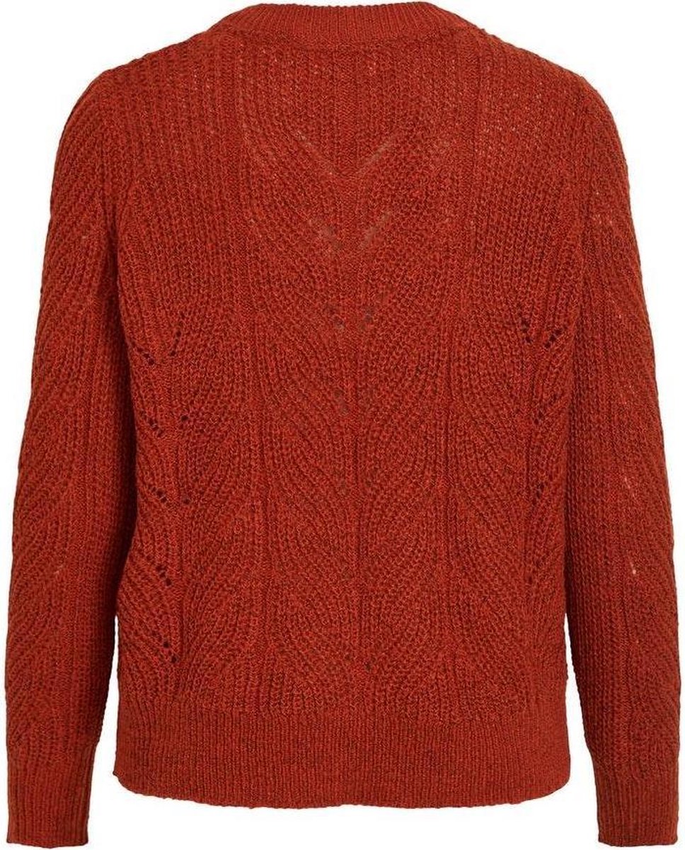 Objnova Stella L/s Knit Pullover Noos 23030186 Arabian Spice/melange
