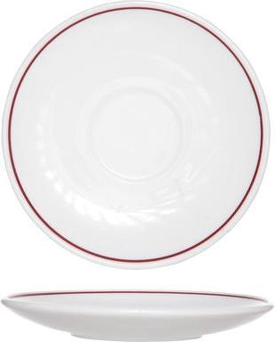 Restaurant Bordeaux Dinerbordje - Ondertas - Broodbordje - Ø 14cm