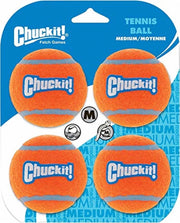Chuckit tennisbal Medium 6 cm 4 st