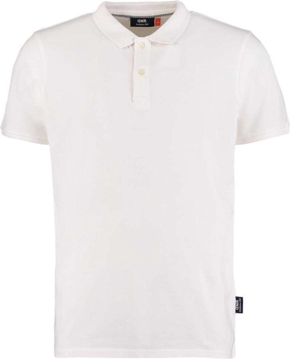 DNR Polo Wit - Regular Fit - 100% katoen