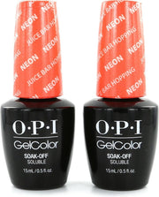 O.P.I GelColor Neon Nagellak - Juice Bar Hopping (2 Stuks)