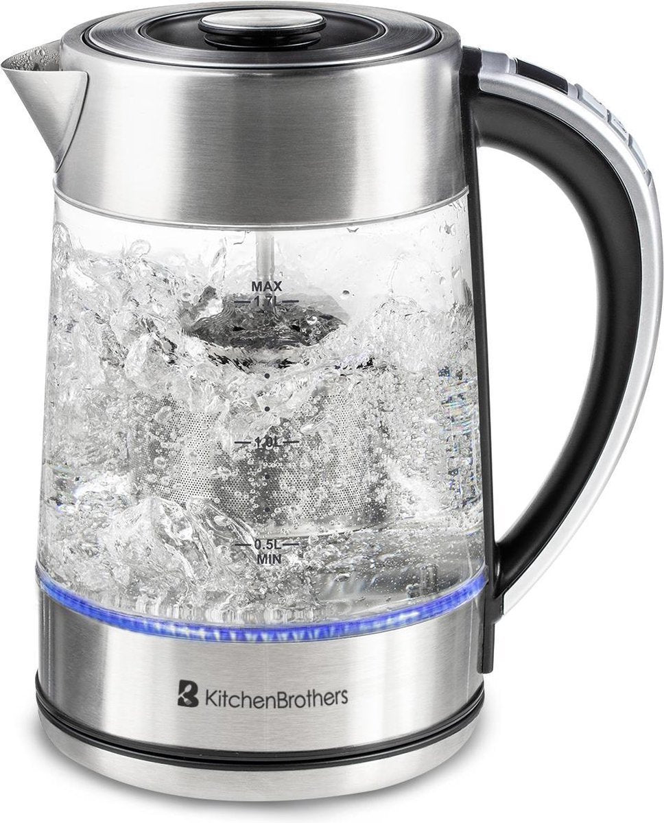 KitchenBrothers Elektrische Waterkoker met Temperatuurregeling - 1