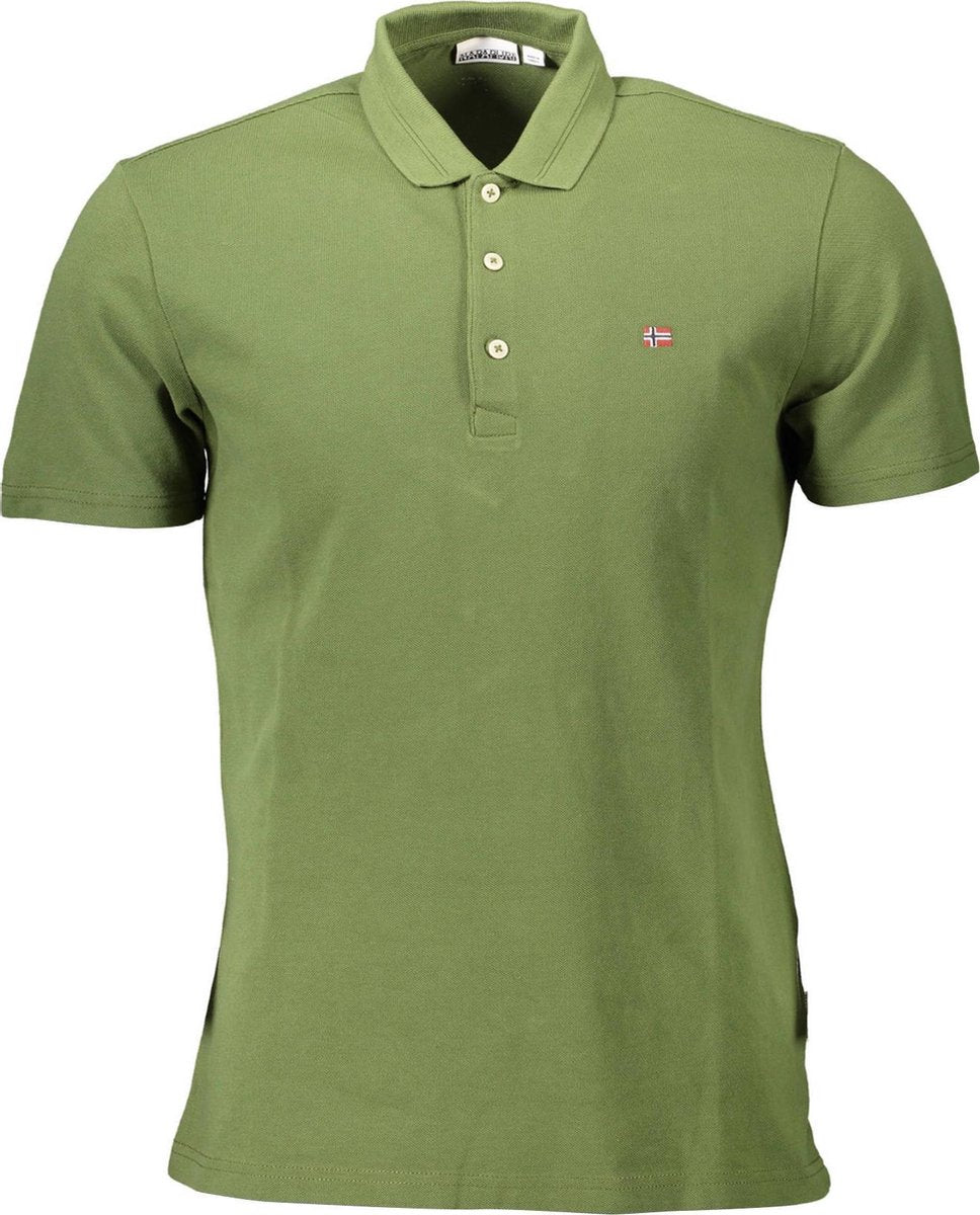 Napapijri Polo Groen XL Heren
