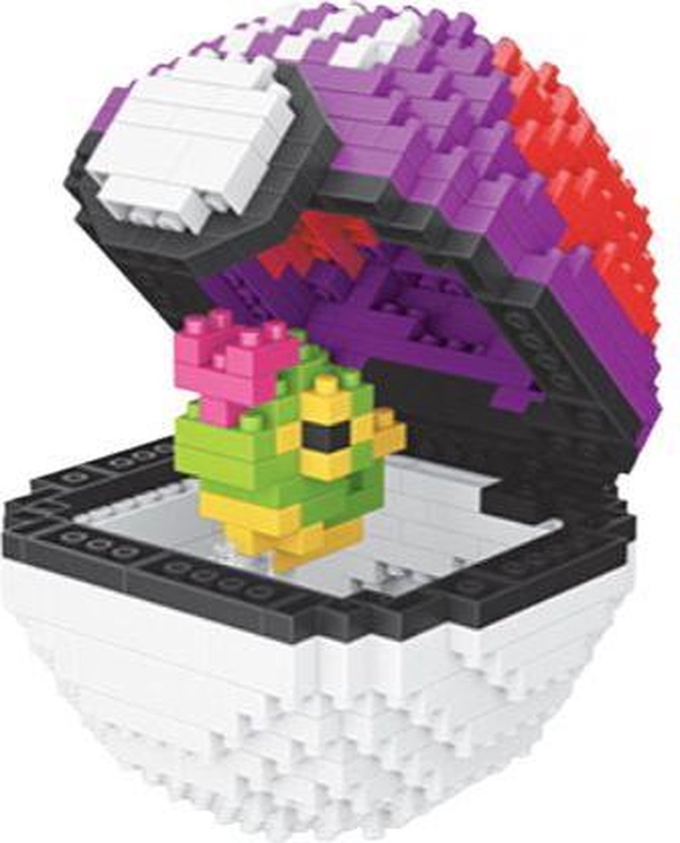 LNO Pokeball Caterpie nanoblocks - 428 miniblocks - Pokémon