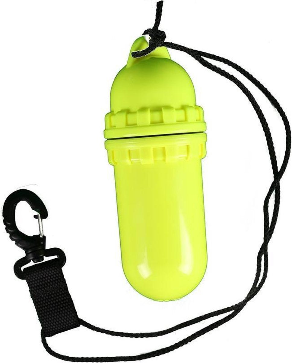 Waterdichte koker geel M