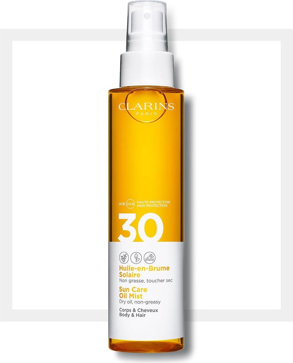 Clarins Sun Care Body Oil-in-Mist UVA/UVB 30 zonnebrandolie Lichaam 150 ml