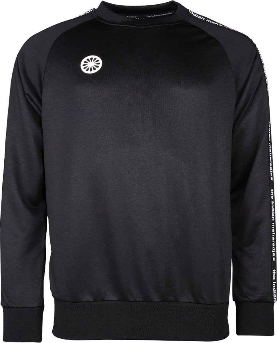 The Indian Maharadja Terry Sporttrui - Maat 128  - Unisex - zwart/wit