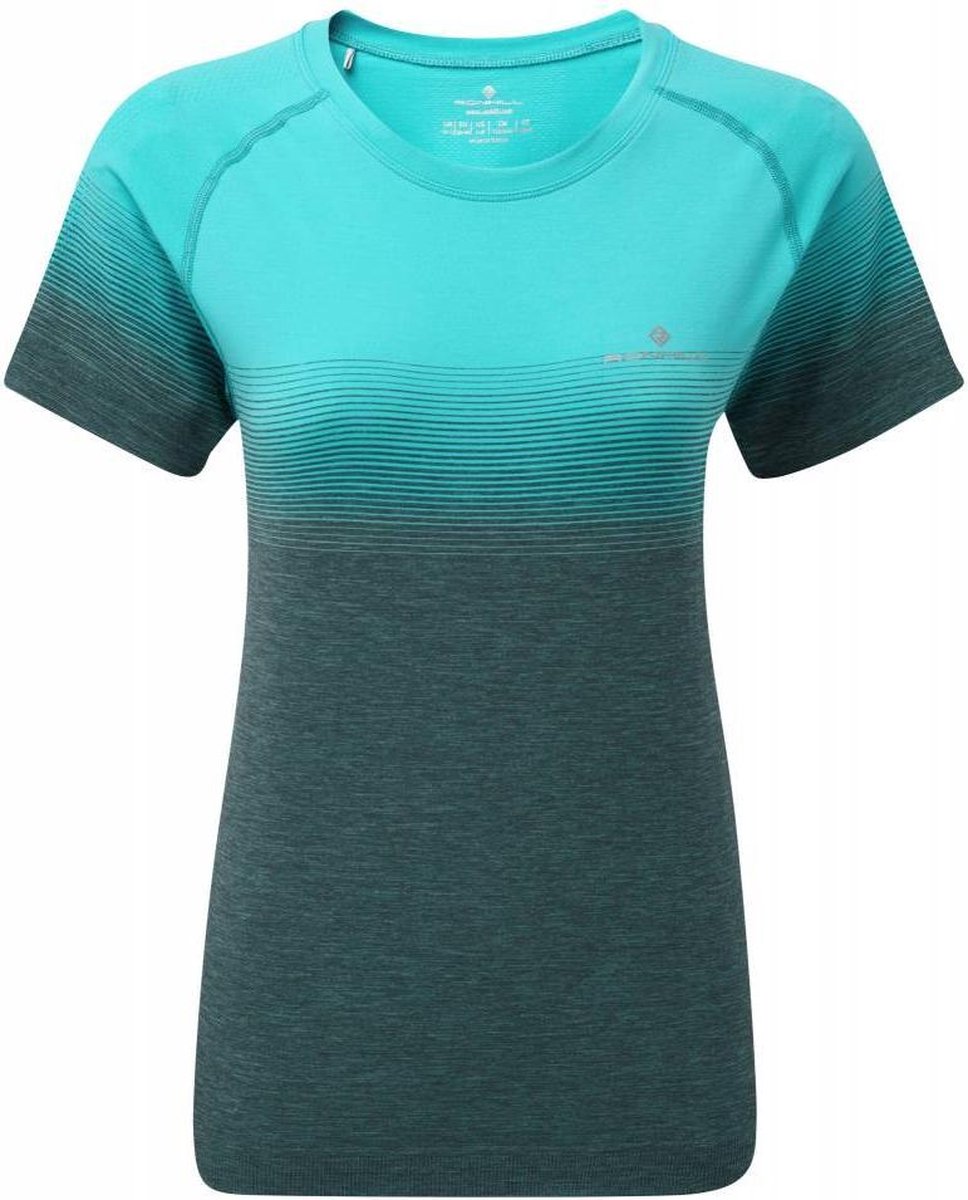 Ron Hill Marathon Shirt Hardloopshirt Dames Blauw