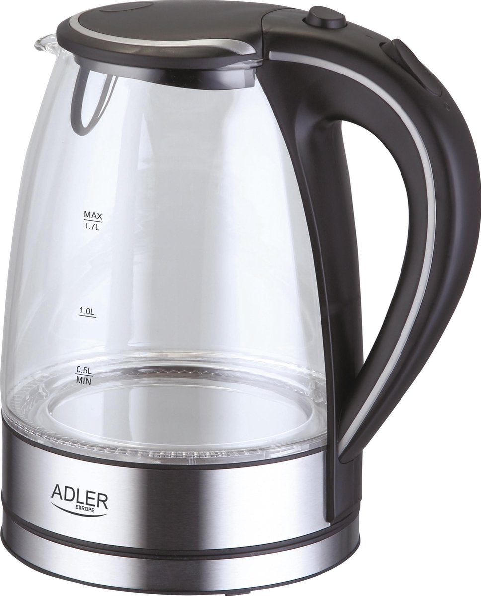 Adler AD 1225 Waterkoker 1.7 Ltr. met Led verlichting