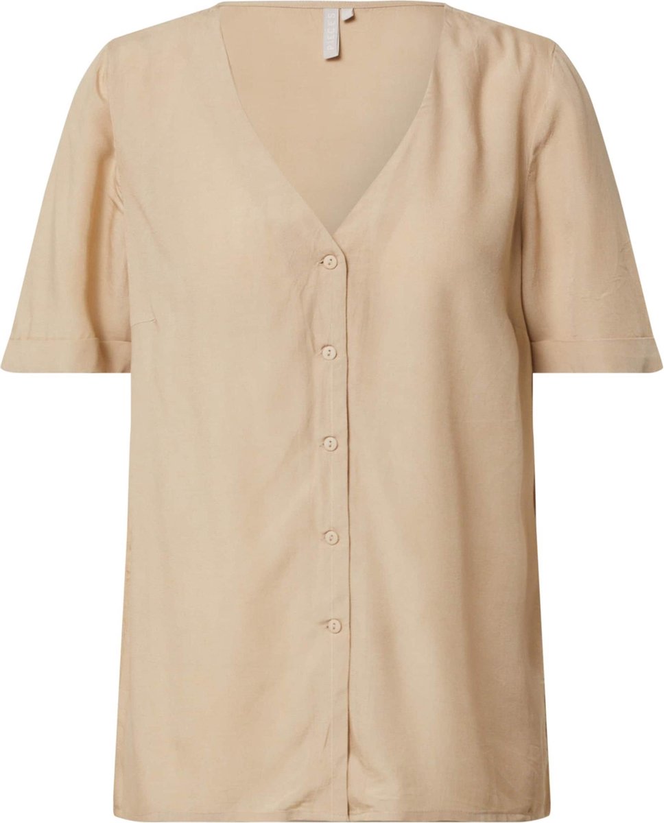Pieces blouse pccecilie Beige-L