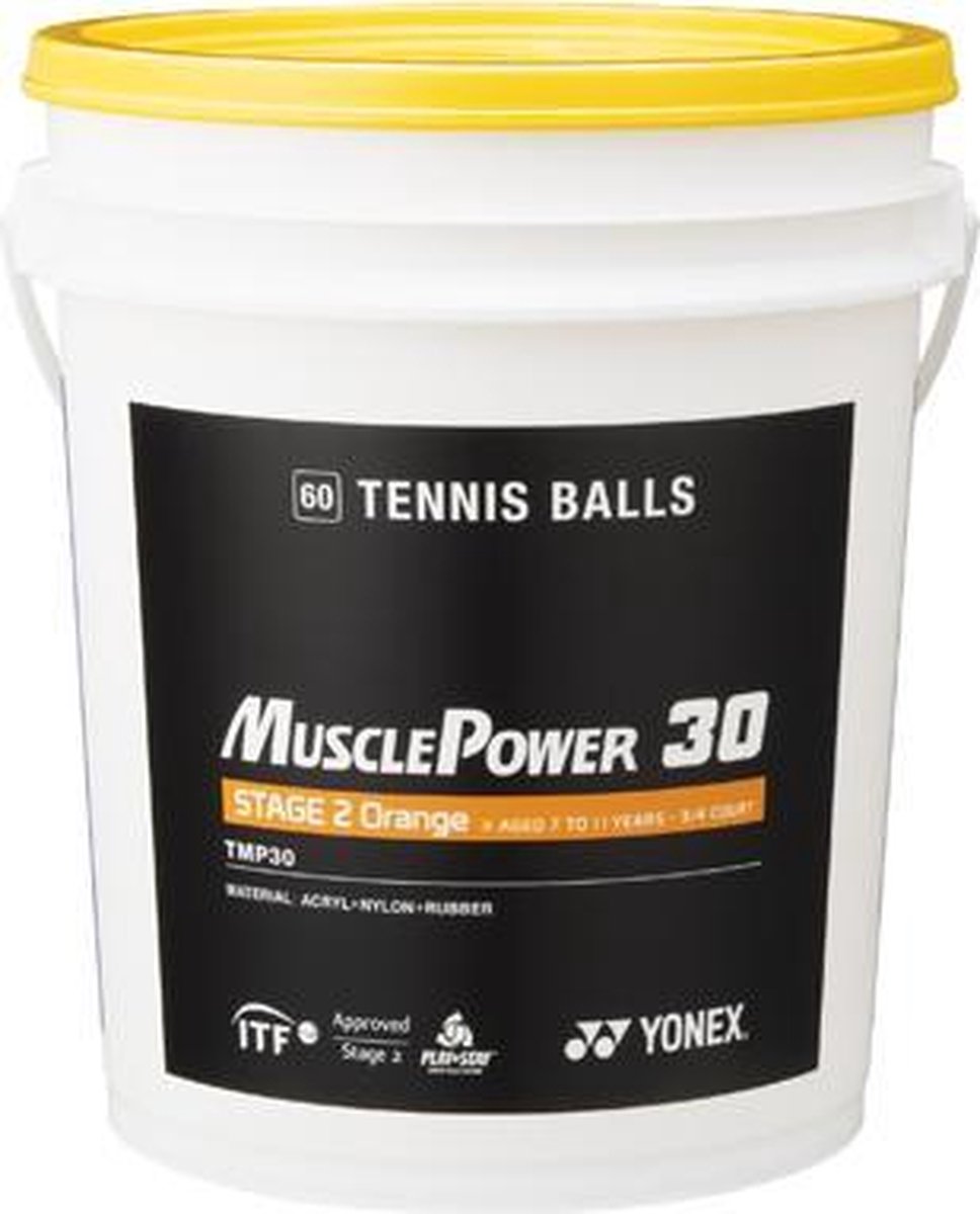 Yonex Stage 2 - Tennisballen - Kinderen - 60 stuks - Oranje