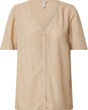 Pieces blouse pccecilie Beige-M
