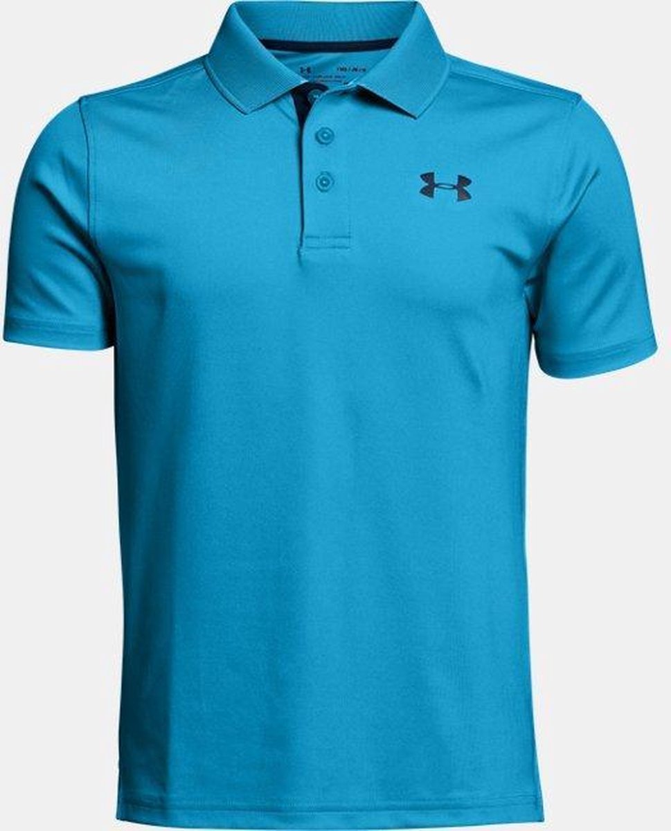 Under Armour Golf Kids Polo Lichtblauw 128