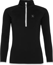 LXURY Dames Sportvest Maat L - Sport Trui - Halve Rits - Zwart