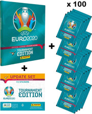 PANINI - UEFA EURO 2020 TOURNAMENT EDITION - 1 ALBUM HARD COVER + 100 ZAKJES + 1 UPDATE SET - SUPER PROMO PACK