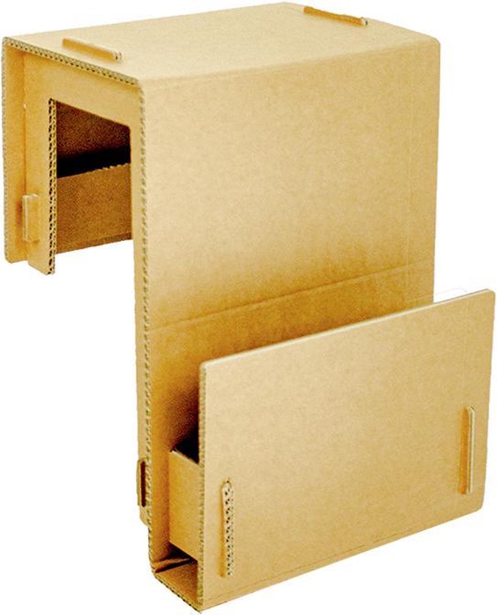 KarTent - Kartonnen Dienblad Armleuning voor de Bank met Organizer - M - voor een 17 cm bankleuning