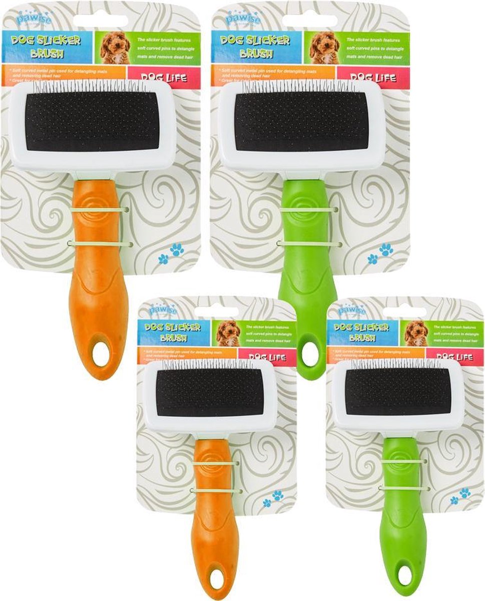 Dog Slicker Brush hondenborstels Large: 11 cm breed