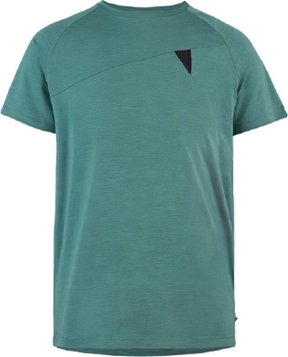 Klättermusen T-shirt Heren Tencel/merinowol/elastaan Turquoise Maat Xxl