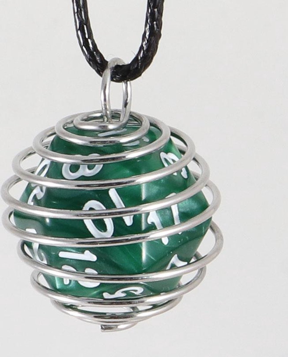 D&D Dungeons dragons ketting necklace Groen Green