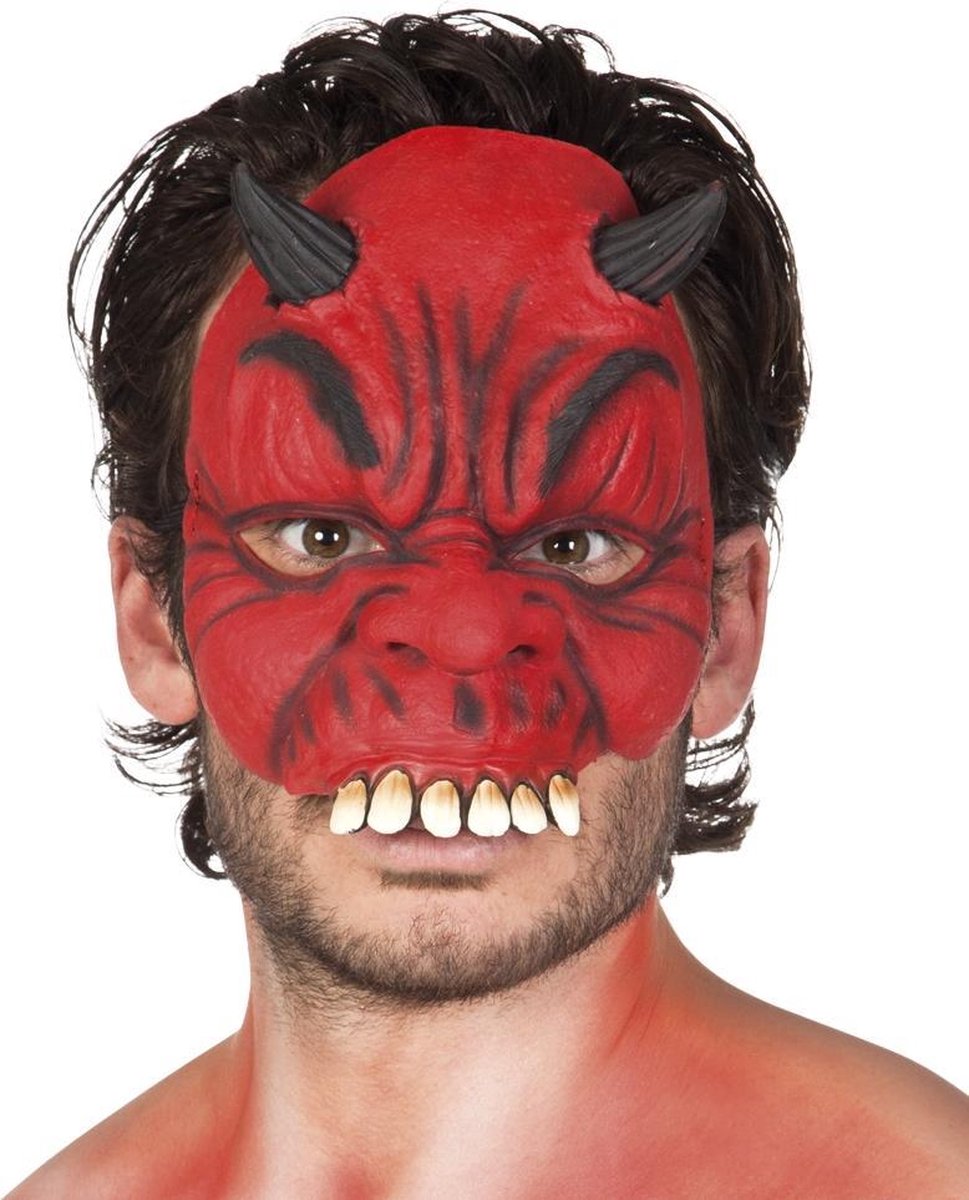 12 stuks: Masker Duivel - Latex