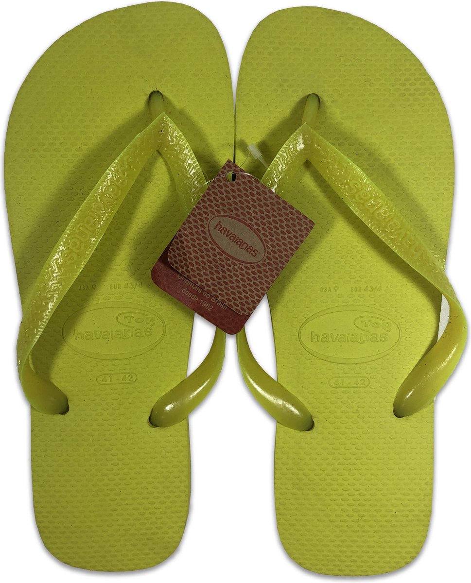 Havaianas - Heren - Top Neon Yellow - Maat 43/44