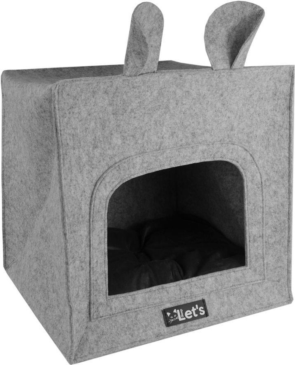 Let's Sleep Pet Cave Chunk Grijs
