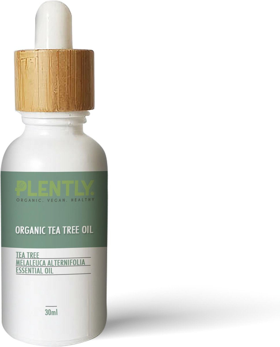 Plently Biologische Tea Tree Etherische Essentiële Olie | 100% Puur En Eerlijk