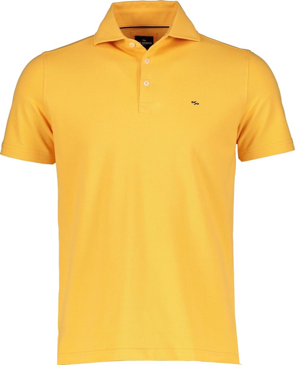 Jac Hensen Polo - Modern Fit - Okergeel - 3XL Grote Maten