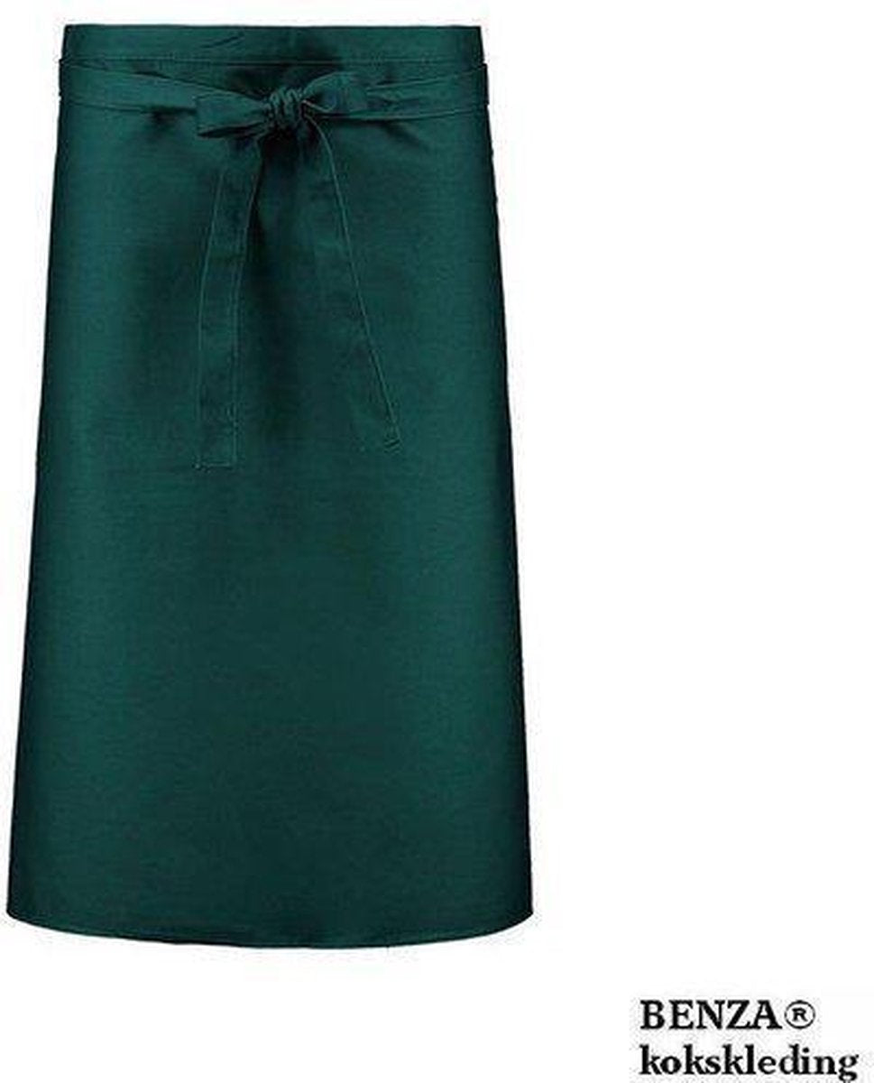 Benza France horeca kokssloof - Donkergroen - 96 x 71 cm