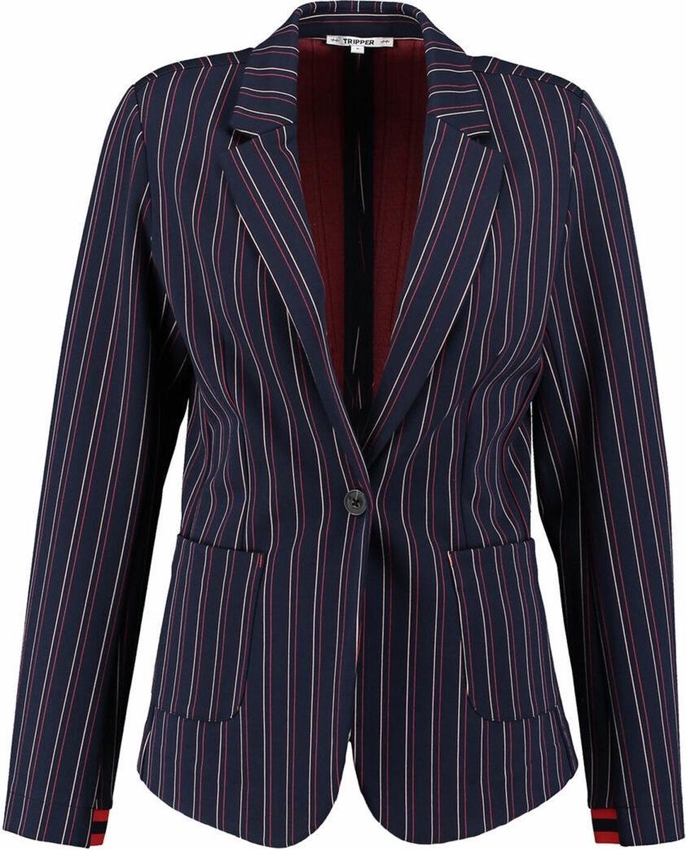 Tripper Dames Colbert Blauw - Maat M